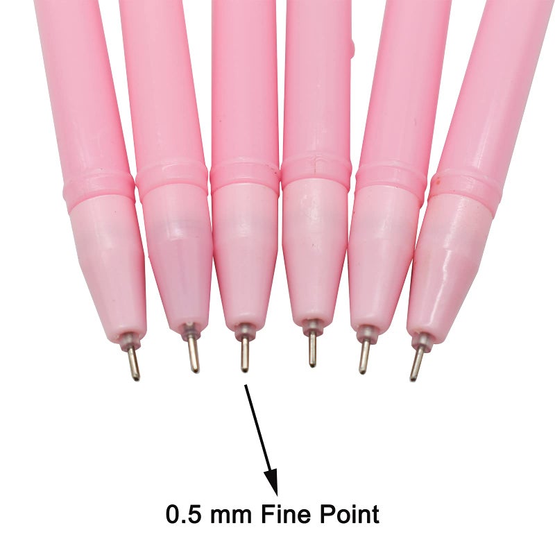 Maydahui 28 PCS Crown Flamingo Shaped Rollerball Pen Black Gel Ink Pens Cute Animal Design for Office School Home - Image 3